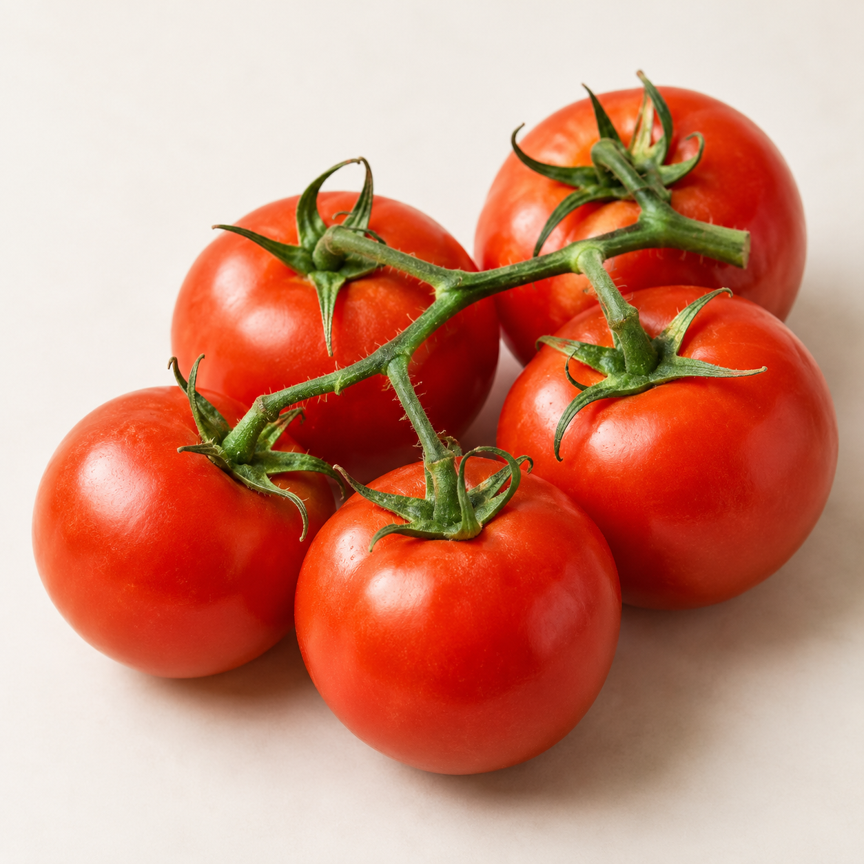 Illustrative red vine tomatoes