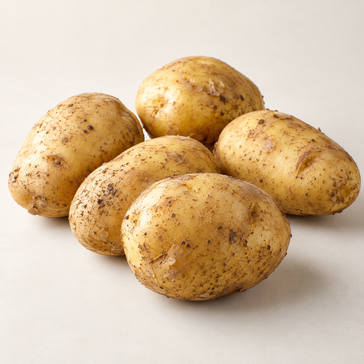 Illustrative golden potatoes